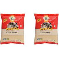 Pack of 2 - 24 Mantra Organic Idly Rava - 4 Lb (1.82 Kg)