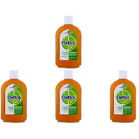 Pack of 4 - Dettol Antiseptic Disinfectant Liquid - 500 Ml (16.9 Fl Oz)