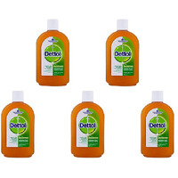 Pack of 5 - Dettol Antiseptic Disinfectant Liquid - 500 Ml (16.9 Fl Oz)