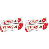 Pack of 2 - Vicco Vajradanti Herbal Toothpaste - 100 Gm (3.53 Oz)