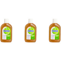 Pack of 3 - Dettol Antiseptic Disinfectant Liquid - 250 Ml