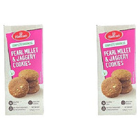 Pack of 2 - Haldiram's Pearl Millet & Jaggery Cookies - 120 Gm (4.2 Oz)
