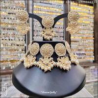 These stylish Black Jhumka Earrings set from VASTRABHUSHAN will certainly leave you spellbound. These Jhumka Earrings set have an excellent finish and gives out an exquisite sense of style. If you are looking for an amazing Fashion Jewelry set for special occasions such as Anniversary, Engagement, Party, Wedding or for gifting , then your search ends here.Item Description:The look is stunning and preciously suitable for all kinds of dressy occasions.Metal: Brass With Good Quality Silver PlatedFo