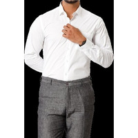 MEN WHITE SHIRT WITH CHEST POCKET