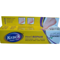 2 Pack Krack Happy Feet Cracked Heel Repair Cream - 25 Gm