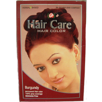 Gp Hair Care Herbal Based Henna Ammonia Free Burgundy Hair Color - 60 Gm