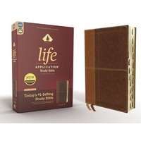 NIV, Life Application Study Bible, Third Edition, Leathersoft, Brown, Red Letter [Leather / fine bindi]