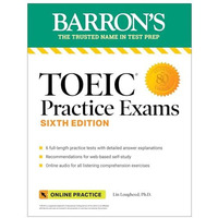 TOEIC Practice Exams: 6 Practice Tests + Online Audio, Sixth Edition [Paperback]