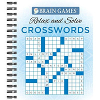 Brain Games? Relax And Solve: Crosswords [Spiral-bound]