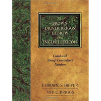 Brown-Driver-Briggs Hebrew and English Lexicon [Hardcover]