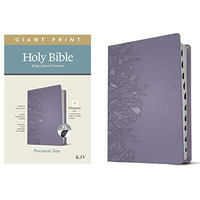 KJV Personal Size Giant Print Bible, Filament Enabled Edition (Red Letter, Leath [Leather / fine bindi]