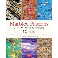 Marbled Patterns Gift Wrapping Papers - 12 sheets: 18 x 24 inch (45 x 61 cm) Wra [Paperback]