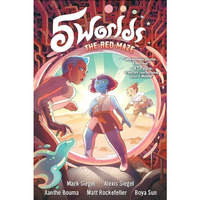 5 Worlds Book 3: The Red Maze: (A Graphic Novel) [Paperback]