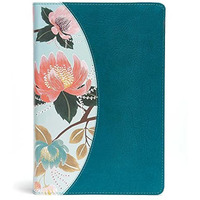 CSB Study Bible for Women, Teal/Sage LeatherTouch, Indexed [Unknown]