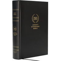 LSB Large Print Wide Margin Black Hardcover [Hardcover]