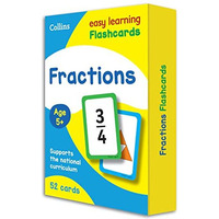 Collins Easy Learning KS1  Fractions Flashcards [Postcard book or pac]