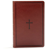 KJV Large Print Personal Size Reference Bible, Brown Leathertouch [Unknown]