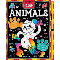 Scratch and Draw Animals [Hardcover]