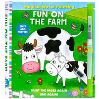 Magical Water Painting: Fun on the Farm: (Art Activity Book, Books for Family Tr [Paperback]