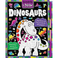 Scratch and Draw Dinosaurs [Hardcover]