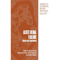 Acute Renal Failure: Clinical and Experimental [Paperback]