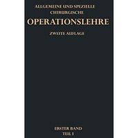 Allgemeine Operationslehre [Paperback]