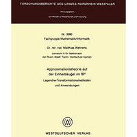 Approximationstheorie auf der Einheitskugel im R3: Legendre-Transformationsmetho [Paperback]