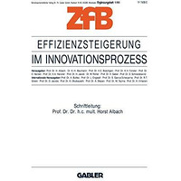 Effizienzsteigerung im Innovationsproze? [Paperback]