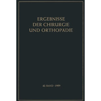 Ergebnisse der Chirurgie und Orthop?die [Paperback]