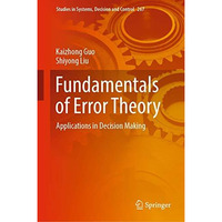 Fundamentals of Error Theory: Applications in Decision Making [Hardcover]