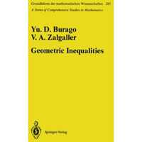 Geometric Inequalities [Paperback]