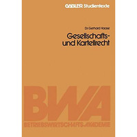 Gesellschafts- und Kartellrecht [Paperback]