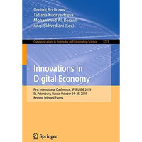 Innovations in Digital Economy: First International Conference, SPBPU IDE 2019,  [Paperback]