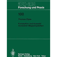 Konzeption und Auswahl modularer Magazinpaletten [Paperback]