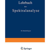 Lehrbuch der Spektralanalyse [Paperback]