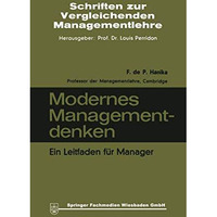 Modernes Managementdenken: Ein Leitfaden f?r Manager [Paperback]