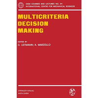 Multicriteria Decision Making [Paperback]