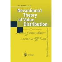 Nevanlinnas Theory of Value Distribution: The Second Main Theorem and its Error [Paperback]