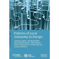 Patterns of Local Autonomy in Europe [Hardcover]