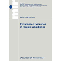 Performance Evaluation of Foreign Subsidiaries [Paperback]