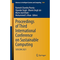 Proceedings of Third International Conference on Sustainable Computing: SUSCOM 2 [Paperback]