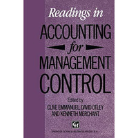 Readings in Accounting for Management Control [Paperback]