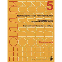 Thermoplaste: Merkbl?tter 16012000 [Paperback]