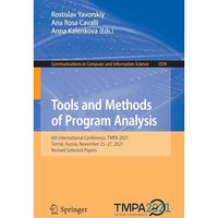 Tools and Methods of Program Analysis: 6th International Conference, TMPA 2021,  [Paperback]