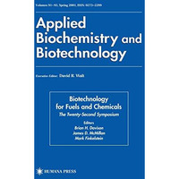 Twenty-Second Symposium on Biotechnology for Fuels and Chemicals [Paperback]