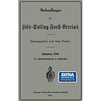 Verhandlungen des Hils-Solling-Forst-Vereins [Paperback]