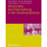 Wirtschaftsberichterstattung in der Boulevardpresse [Paperback]