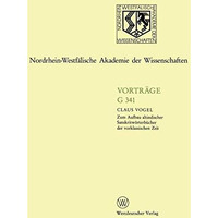 Zum Aufbau altindischer Sanskritw?rterb?cher der vorklassischen Zeit [Paperback]