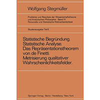 Statistische Begr?ndung und statistische Analyse statt Statistische Erkl?rung [Paperback]