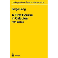 A First Course in Calculus [Paperback]